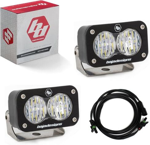 Baja Designs S2 Sport Dual LED Reverse Light Kit for Ford F-150 Raptor 2017-22 Truck (Wide Cornering; Clear) in Saudi Arabia