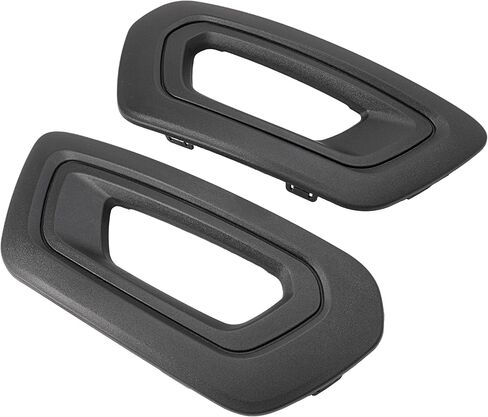 HECASA Fog Light Bezels Compatible with 2020 Ford Transit Bumper Driving Fog Lamps Covers Left & Right Side Black Plastic (PP) Material in Saudi Arabia