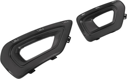 HECASA Fog Light Bezels Compatible with 2020 Ford Transit Bumper Driving Fog Lamps Covers Left & Right Side Black Plastic (PP) Material in Saudi Arabia