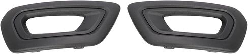 HECASA Fog Light Bezels Compatible with 2020 Ford Transit Bumper Driving Fog Lamps Covers Left & Right Side Black Plastic (PP) Material in Saudi Arabia
