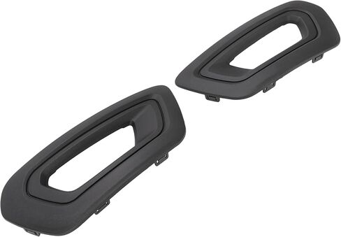 HECASA Fog Light Bezels Compatible with 2020 Ford Transit Bumper Driving Fog Lamps Covers Left & Right Side Black Plastic (PP) Material in Saudi Arabia