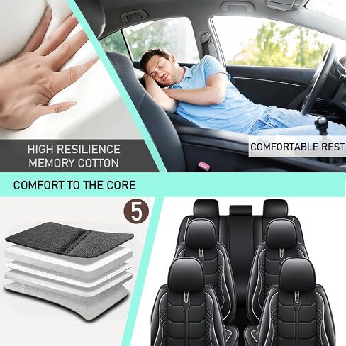 Car Seat Covers Fit for Dodge Grand Caravan 1997-2025,7 Seat Car Seat Cover,No-Slip Waterproof Breathable Faux Leather Automotive Seat Covers Auto Interior Covers.Beige,Full Set with Pillow in Kuwait