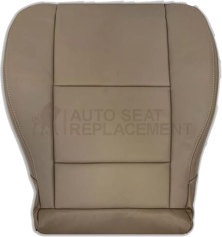 Compatible with 2001 2002 2003 2004 Toyota Sequoia Limited, SR5, 2WD, 4WD, AWD Real Leather Seat Covers in Oak Tan (Passenger Bottom) in Kuwait