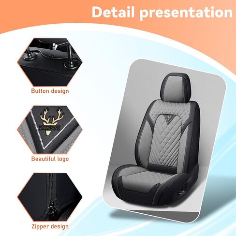 أغطية مقعد السيارة تناسب أغطية مقعد مقعد من Infiniti Q60 2014-2022،2 in Saudi Arabia