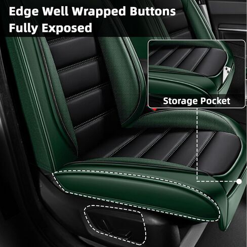 Car Seat Cover Fit for Ford Explorer 2000-2025,Compatible Airbag Non-Slip Waterproof Seat Cover,Car Seat Protector Premium Interior (Standard 5 Seats,Black Coffee) in Kuwait