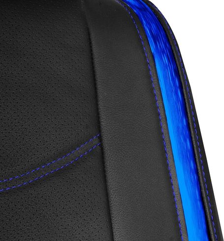 FH Group Faux Leather Car Seat Covers Set with Matching Carpet Mats - Universal Fit, Airbag Compatible, Low Back, Split Bench for SUV and Sedan, White in Saudi Arabia