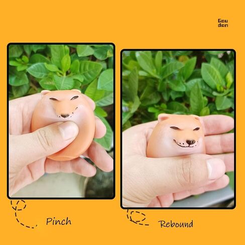 Shibako Dog Squishy Egg, Shibako Dog Egg,Vent Creative Gift Ornaments(4pc) in Kuwait