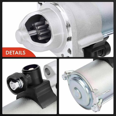 A-Premium Starter Motor متوافق مع Honda Accord 2013-2017 2.4L ، 12V 1.6KW 9-TETH في اتجاه عقارب الساعة ، الإرسال اليدوي ، استبدل# 31200-5A2-A01 in Saudi Arabia