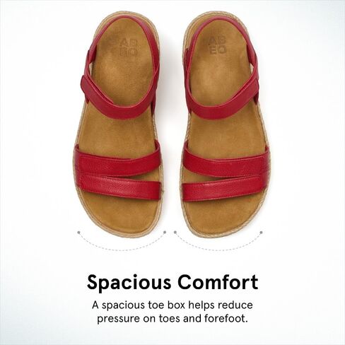 ABEO Solstice Strap Metatarsal Sandal | Arch Support Sandals Women's | Wedge Sandals For Women | Built-In Orthotic Insole in Kuwait