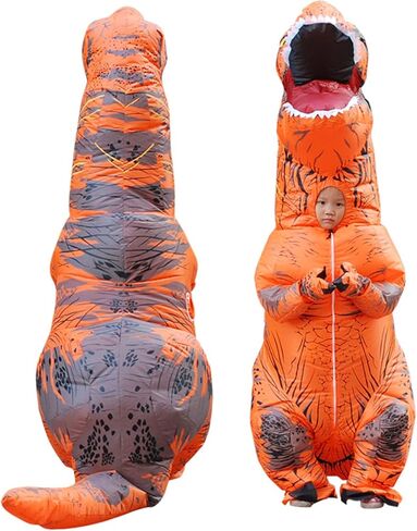 زي الديناصورات القابل للنفخ ccylez ، واضحة الطباعة t rex clantshible clantsmantization لعيد الهالوين in Saudi Arabia