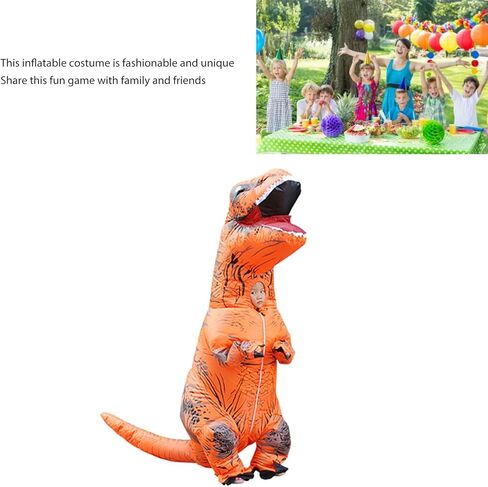 زي الديناصورات القابل للنفخ ccylez ، واضحة الطباعة t rex clantshible clantsmantization لعيد الهالوين in Saudi Arabia