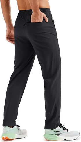 TACVASEN Mens Casual Pants Lightweight Quick Dry Stretch Water Resistant Joggers with Pockets Hiking Athletic Workout in Kuwait