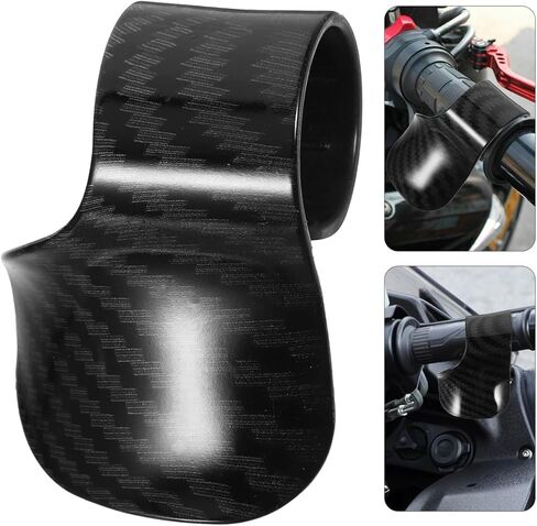 GLEAVI Throttle Fixing Clip for Motorcycle - Carbon Fiber Throttle Assist Grip for Effortless Control and Enhanced Riding Experience in Saudi Arabia