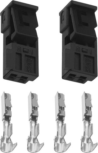 Emagtech 2pcs 2 دبوس سلك السيارة موصل تسخير A0305452828 موصل كهربائي مقاوم للماء مع محطات للأجهزة الكهربائية للسيارات in Saudi Arabia