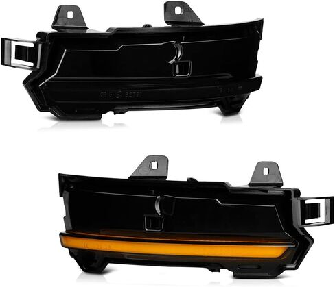 VIPMOTOZ [إشارة دوران متسلسل] AMBER LED SPRIN Side Mirror Light Lens Smoked Blinker LAMPATATOR LAMPENT مع LAND ROVER Discovery Range Rover Evoque Velar و Driver & Passenger Side in Saudi Arabia
