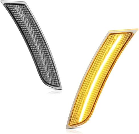 VIPMOTOZ الأمامي العنبر LED Marker Marker Lamps متوافقة مع 2013-2017 CADILLAC XTS CLEAR in Saudi Arabia