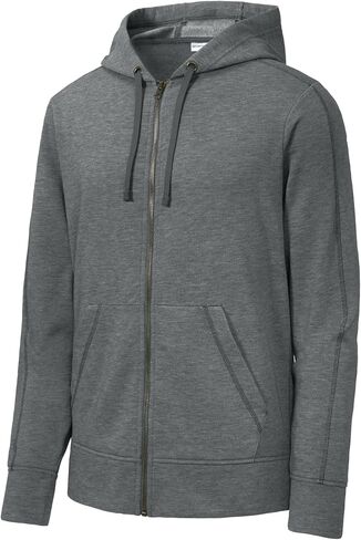 Sport-Tek Posicharge Tri-blend Wicking Fleece Full-zip المقنعين ST293 in Saudi Arabia
