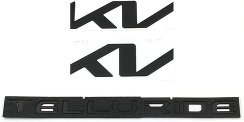 3PCS Matte Black Replacement Front Rear Emblems for 2022-2025 Telluride (Matte Black) in Saudi Arabia