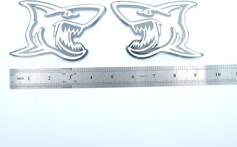 2pc شارات شارك شارك الغاضبة العين الحمراء 3D Fender Sticker استبدال اللوحات للسيارة العالمية جسم الدراجات النارية SUV Dortor (Black Red) in Saudi Arabia