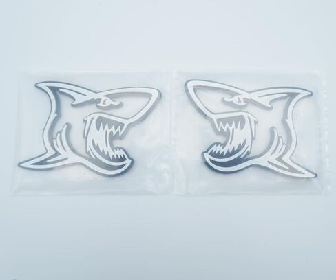 2pc شارات شارك شارك الغاضبة العين الحمراء 3D Fender Sticker استبدال اللوحات للسيارة العالمية جسم الدراجات النارية SUV Dortor (Black Red) in Saudi Arabia