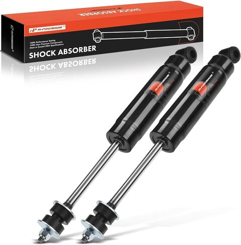 A-Premium Front Pair (2) Shock Absorber Compatible with Mercedes-Benz E300 1996-1999, E320 1996-2002, E420 1997, E430 1998-2002, E55 AMG 1999-2001, Driver and Passenger Side, Replace# 2103200930 in Saudi Arabia