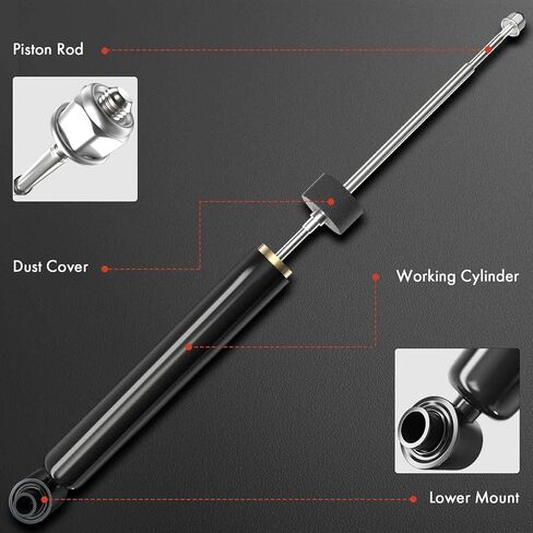A-Premium Front Pair (2) Shock Absorber Compatible with Mercedes-Benz E300 1996-1999, E320 1996-2002, E420 1997, E430 1998-2002, E55 AMG 1999-2001, Driver and Passenger Side, Replace# 2103200930 in Saudi Arabia