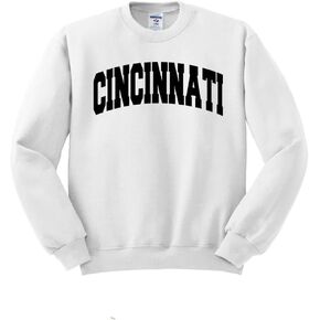 Teesandtankyou Cincinnati College Style Sweatshirt للجنسين in Saudi Arabia
