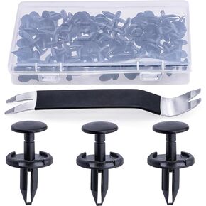 Rexka 31pcs Radiator Wheelhouse & Front Bumper Cover Push-Type Retainer Clip for GM 15149708 Silverado Suburban Sierra Yukon Chrysler 6506008AA Jeep Liberty -Multipurpose Auto Trim Panel Body Remover in Saudi Arabia