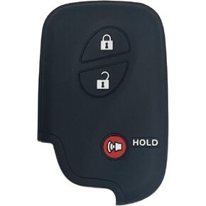 Key Fob Cover for Lexus RX 350: 3 Buttons Key Fob Case Fit for Lexus CT 200h RX 350 450h 2011 2012 2013 2014 2015 2016 2017丨Remote Protector HYQ14ABK HYQ14AEM HYQ14AAB HYQ14ACX (Black) in Kuwait