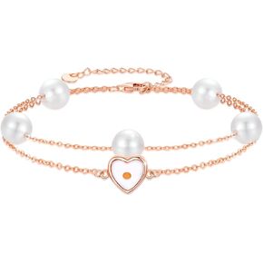 OHAYOO Mustard Seed Bracelet 925 Sterling Silver Mustard Seed Faith Bracelet Mustard Seed Jewelry Christian Religious Gift for Women in Kuwait