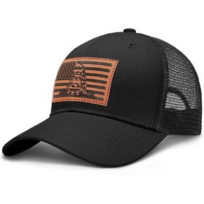 لا تخطني قبعة بيسبول سائق الشاحنة للرجال - قبعة ثعبان العلم الأمريكي القابلة للتعديل مع Snapback in Saudi Arabia