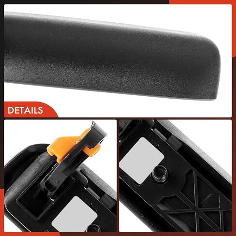 A-Premium Front or Rear Right Passenger Side Exterior Door Handle Compatible with Nissan Frontier 1998-2004, Xterra 2000-2004, Textured Black, Replace# 80606-2S400 in Saudi Arabia