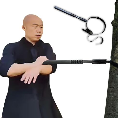 Wing Chun Dummy for Martial Arts Training, Wall Mount Tai Chi Push Hands and Karate Equipment for Teens and Adults in Saudi Arabia