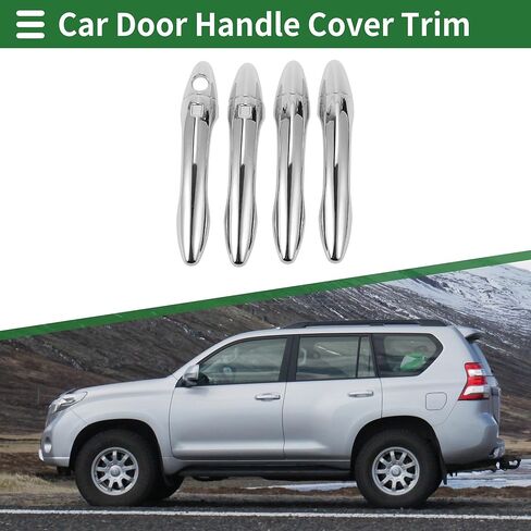 Motoforti Smart Car Door Handle Cover Trim, Side Door Handle Cover, for KIA Optima K5 2011-2015, ABS Silver Tone 1 Set in Saudi Arabia