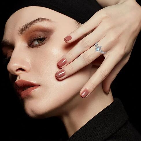 Witches Knot Ring 925 Sterling Silver Moonstone Celtic Knot Rings Witchcraft Celtic Amulet Ring Vintage Jewelry Gifts For Women in Saudi Arabia