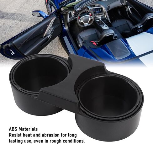 Center Console Dual Cup Holder ، C7 2014-2019 Car Cuc Cup Expander Box للهواتف المحمولة ، محفظة ، حامل كأس الكأس صينية للسيارة in Saudi Arabia