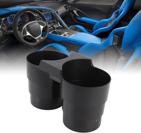 Center Console Dual Cup Holder ، C7 2014-2019 Car Cuc Cup Expander Box للهواتف المحمولة ، محفظة ، حامل كأس الكأس صينية للسيارة in Saudi Arabia