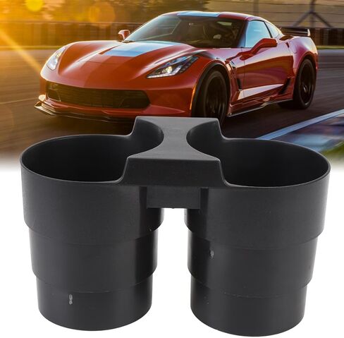 Center Console Dual Cup Holder ، C7 2014-2019 Car Cuc Cup Expander Box للهواتف المحمولة ، محفظة ، حامل كأس الكأس صينية للسيارة in Saudi Arabia