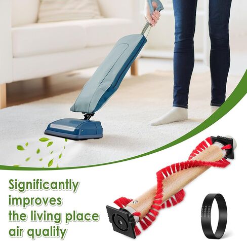 Landhoow 2 Pcs Vacuum Roller Brush, 6 Pcs Vacuum Belt, Replacement for XL Roller Brush XL Belt 0300604 Compatible With Oreck XL Upright Vacuum Cleaner to Keep Neat and Tidy for Home, Office in Kuwait
