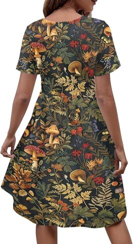 Women's Summer Formal Dresses Short Sleeve Wrap V Neck Dresses Bridesmaid Wedding Guest Dress with Pockets in Saudi Arabia