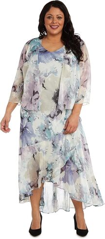 R & M RICHARDS ELEGANT LOW LOW LOW FLUROL PRINT PRINT DRELS W/ 3/4 SEREVE ARIVE BOLERO in Saudi Arabia