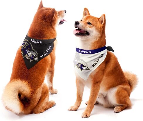 Littlearth Buffalo Bills Home and Away Pet Bandana Set with Ties, Medium in Saudi Arabia