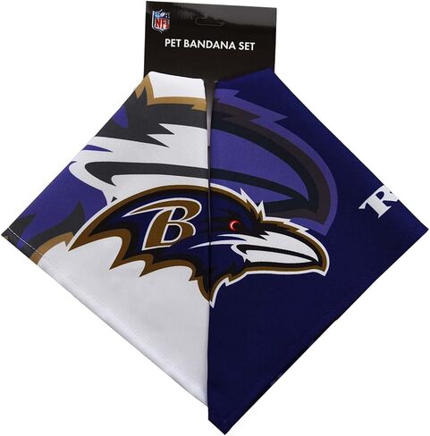 Littlearth Buffalo Bills Home and Away Pet Bandana Set with Ties, Medium in Saudi Arabia