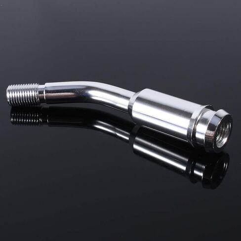 Minyinla 5 inch Gear Shifter Stick Lever Bend Extension Shift Knob Extender Replacement for T4 1990-2003 Silver in Saudi Arabia