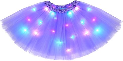TWINKLEDE Light Up Tutu Skirt LED Tulle Dance Tutus Sparkly Ballet Party Costume Skirts for Women in Kuwait