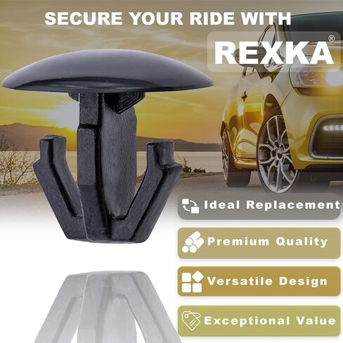 Rexka 50pcs Hood Trunk Molding Clip Clip لـ Honda Acura 91518-SM4-003 Accord CR-V Civic Crosstour Element in Saudi Arabia