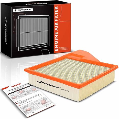 A-Premium Engine Filter متوافق مع Ford Mustang 2010-2014 ، 3.7L 4.6L 5.0L ، لوحة مرنة ، استبدل# AR3Z9601B in Saudi Arabia