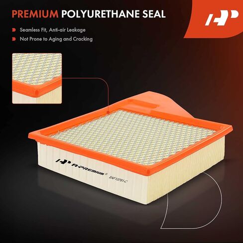 A-Premium Engine Filter متوافق مع Ford Mustang 2010-2014 ، 3.7L 4.6L 5.0L ، لوحة مرنة ، استبدل# AR3Z9601B in Saudi Arabia