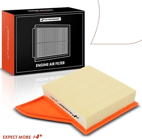 A-Premium Engine Filter متوافق مع Ford Mustang 2010-2014 ، 3.7L 4.6L 5.0L ، لوحة مرنة ، استبدل# AR3Z9601B in Saudi Arabia