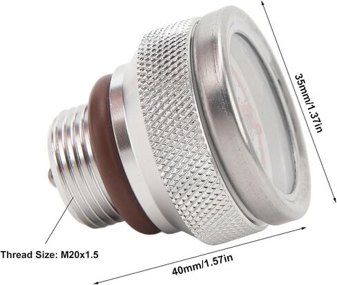 Temperature Gauge for Motorcycles Engine, M20 X 1.5 Engine Oil Temperature Gauge, 0 to 200℃ engine temperature Gauge Metal Motorbike Oil Temp Gauge for Motorbike in Saudi Arabia